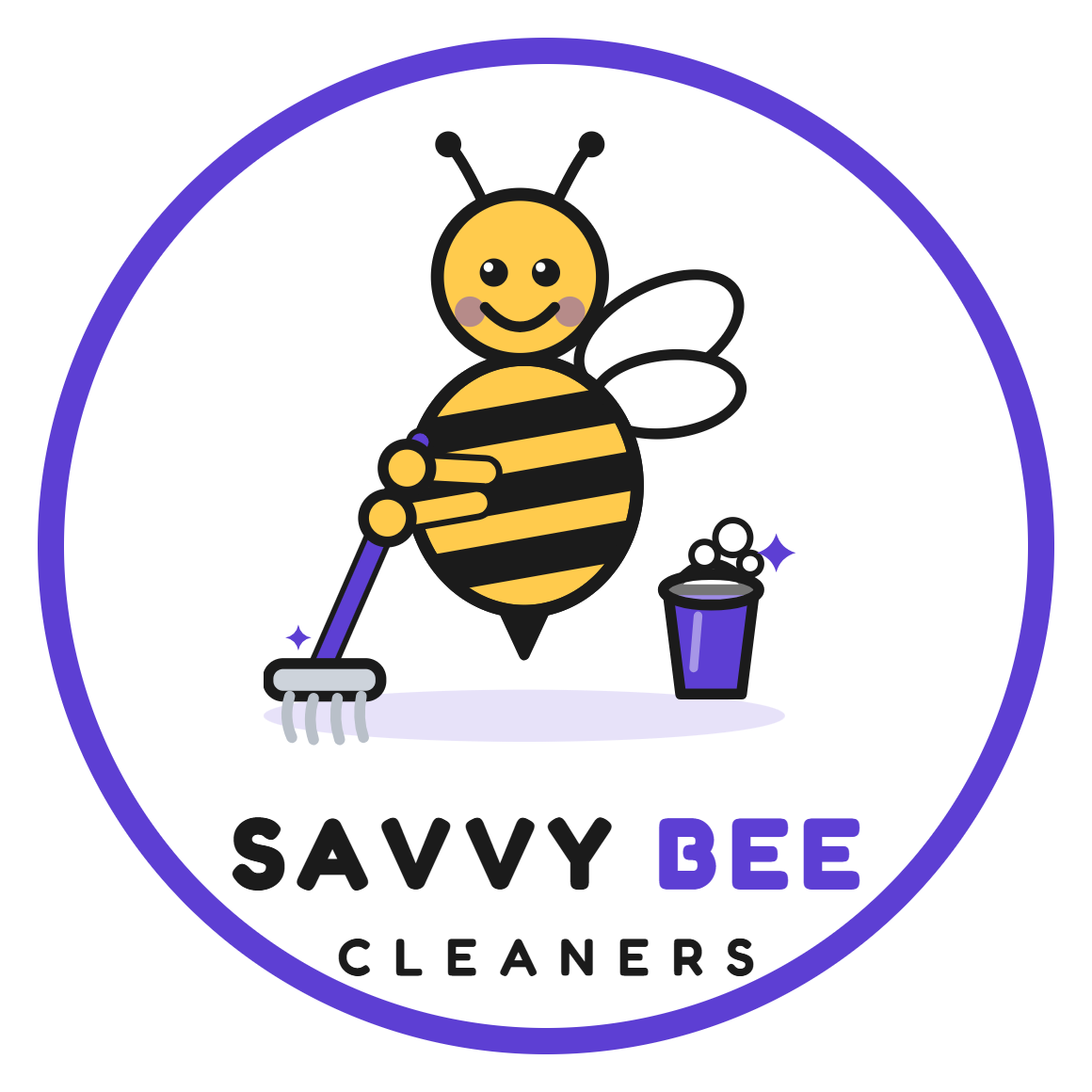 Savvy Bee Cleaners logo